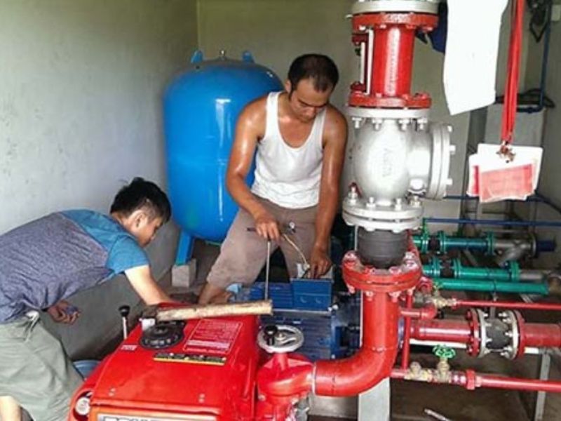 Quy định bảo dưỡng máy bơm chữa cháy