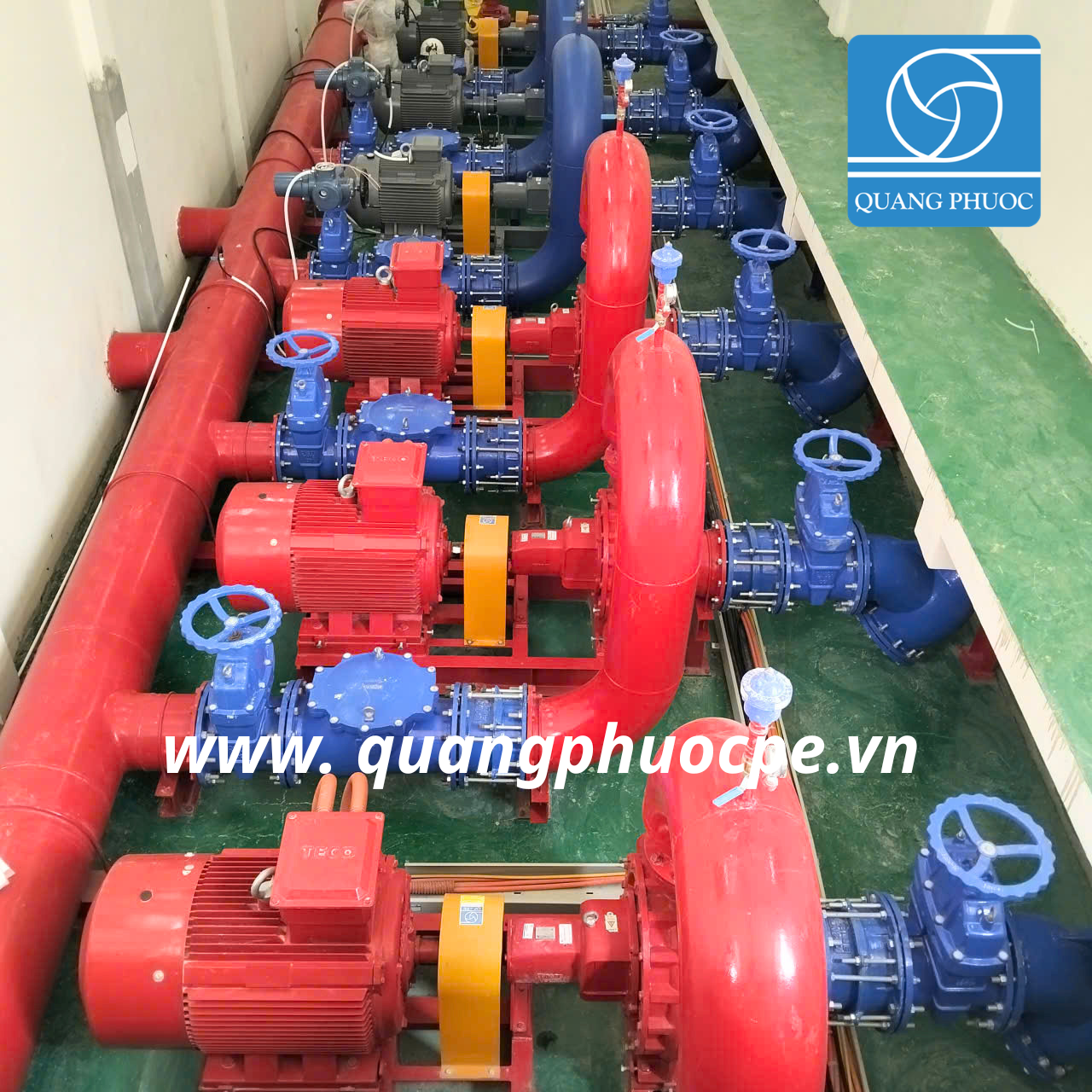 Quang Phước cung cấp bơm cho KCN SÔNG CÔNG
