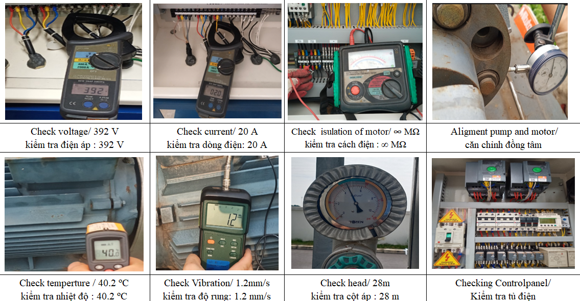 Bảo dưỡng máy bơm Ebara tại Nhà máy Teijin Carbon