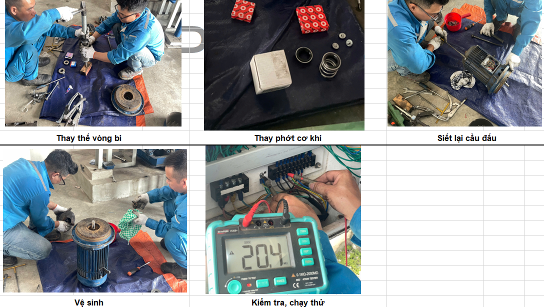 bảo trì hệ thống máy bơm - 2